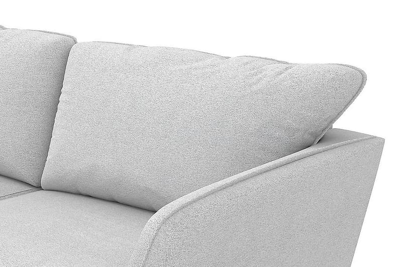 Trend Lyx 4-sits Vänstervänd L-formad Schäslongsoffa i Tyg - Ljusgrå - Möbler - Vardagsrum - Soffor - Divansoffa & schäslong