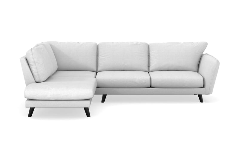 Trend Lyx 4-sits Vänstervänd L-formad Schäslongsoffa i Tyg - Ljusgrå - Möbler - Vardagsrum - Soffor - Divansoffa & schäslong