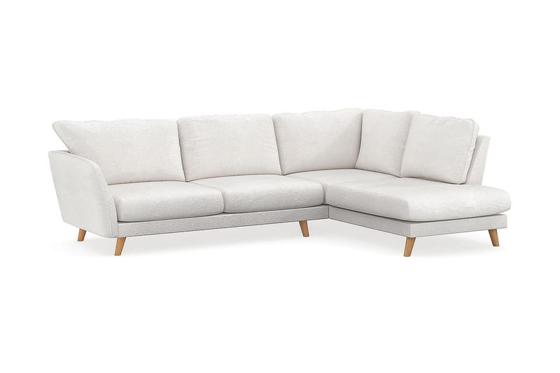 Trend Lyx Schäslongsoffa Höger - Vit|Bouclé - Möbler - Vardagsrum - Soffor - Divansoffa & schäslong