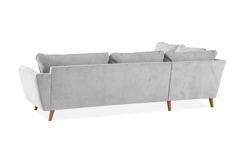 Trend Lyx Schäslongsoffa Vänster - Ljusgrå/Ek - Möbler - Vardagsrum - Soffor - Divansoffa & schäslong