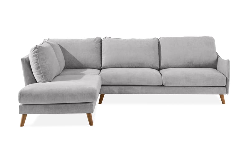 Trend Lyx Schäslongsoffa Vänster - Ljusgrå/Ek - Möbler - Vardagsrum - Soffor - Divansoffa & schäslong