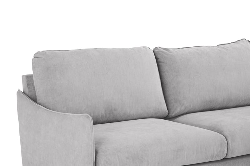 Trend Lyx Schäslongsoffa Vänster - Ljusgrå/Ek - Möbler - Vardagsrum - Soffor - Divansoffa & schäslong