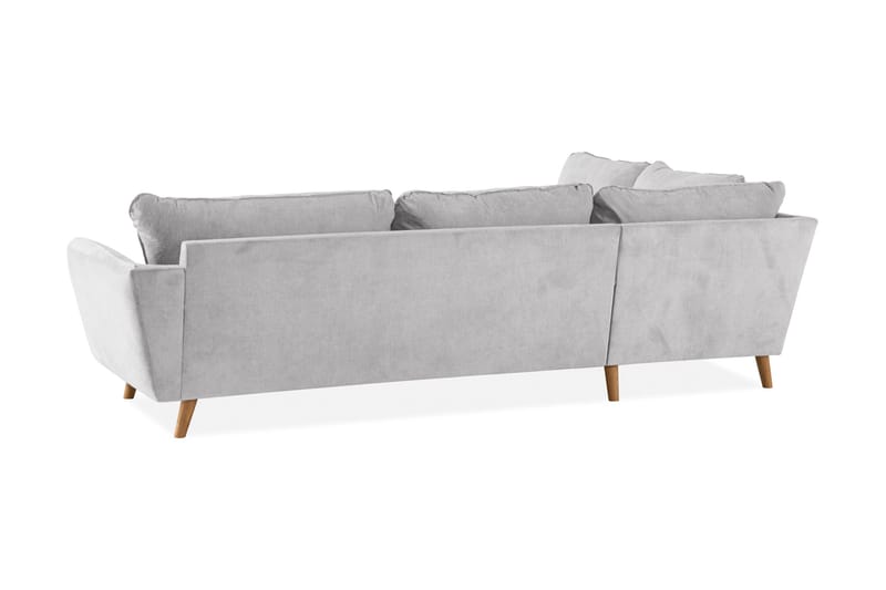 Trend Lyx Schäslongsoffa Vänster - Ljusgrå/Ek - Möbler - Vardagsrum - Soffor - Divansoffa & schäslong