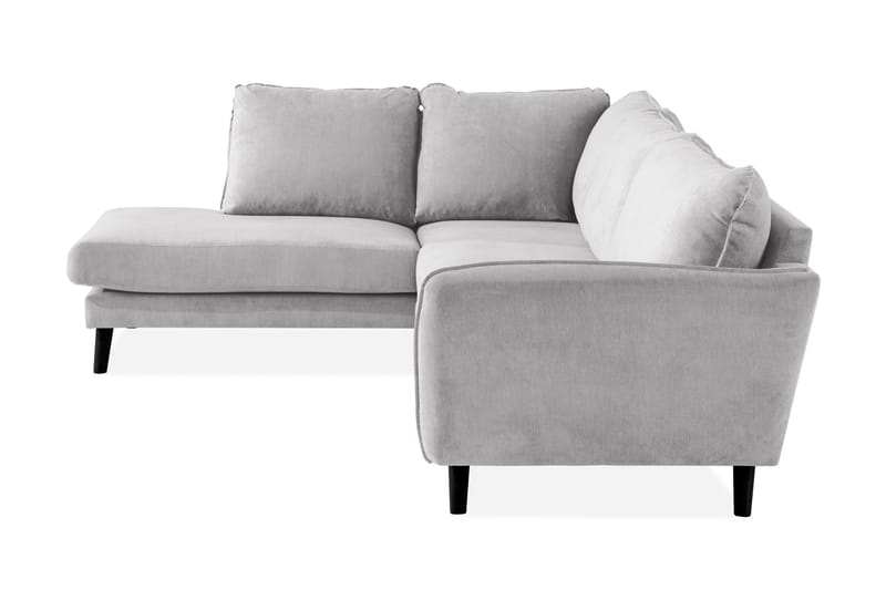 Trend Lyx Schäslongsoffa Vänster - Ljusgrå/Svart - Möbler - Vardagsrum - Soffor - Divansoffa & schäslong