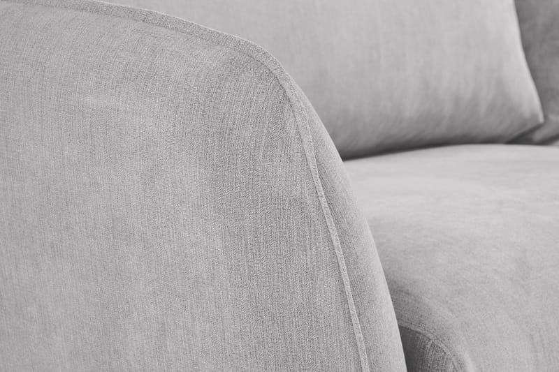 Trend Lyx Schäslongsoffa Vänster - Ljusgrå/Svart - Möbler - Vardagsrum - Soffor - Divansoffa & schäslong
