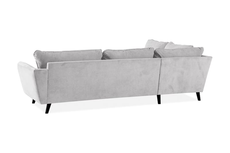 Trend Lyx Schäslongsoffa Vänster - Ljusgrå/Svart - Möbler - Vardagsrum - Soffor - Divansoffa & schäslong
