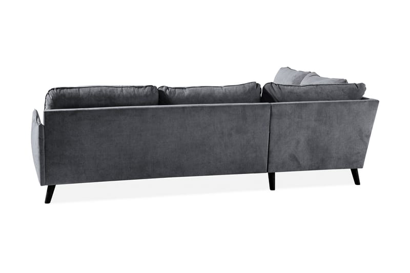 Trend Lyx Schäslongsoffa Vänster - Mörkgrå/Svart - Möbler - Vardagsrum - Soffor - Divansoffa & schäslong