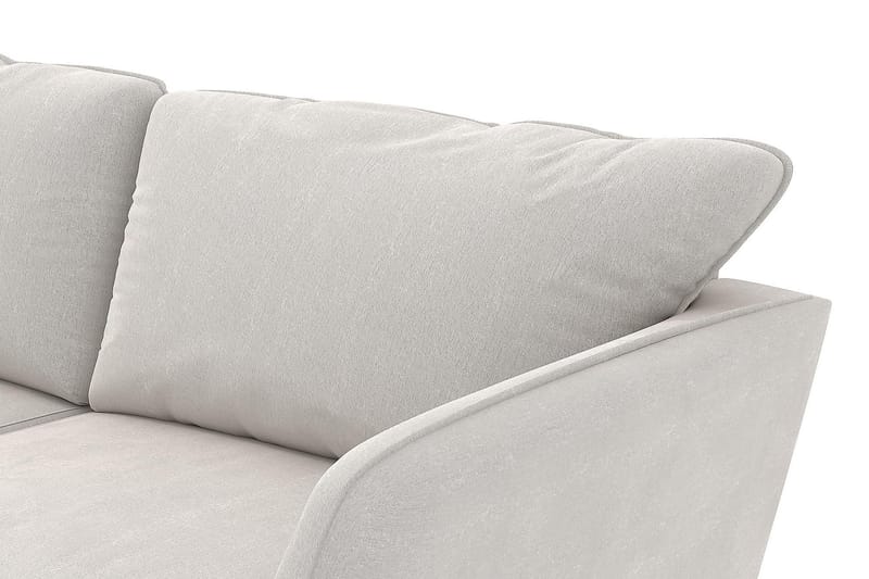 Trend Lyx Schäslongsoffa Vänster - Vit Sammet - Möbler - Vardagsrum - Soffor - Divansoffa & schäslong