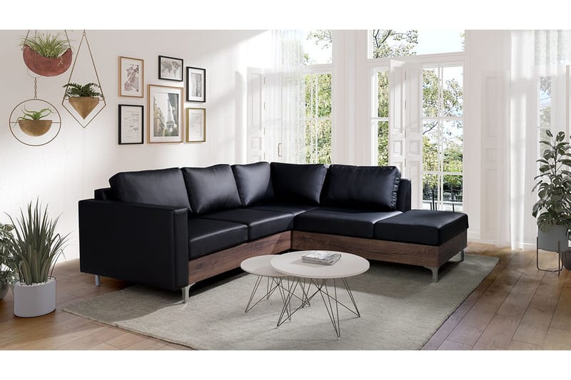 Truro 8-sits Soffa Höger - Svart - Möbler - Vardagsrum - Soffor - Divansoffa & schäslong