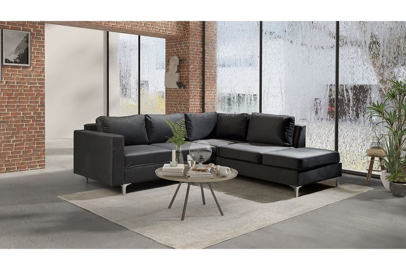 Truro 8-sits Soffa Vänster - Svart - Möbler - Vardagsrum - Soffor - Divansoffa & schäslong