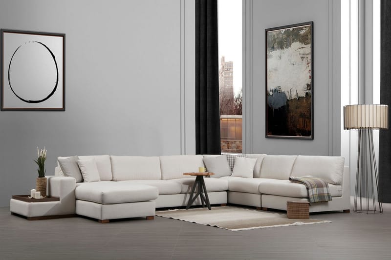 TUREGANO Divansoffa Beige - Möbler - Vardagsrum - Soffor - Divansoffa & schäslong