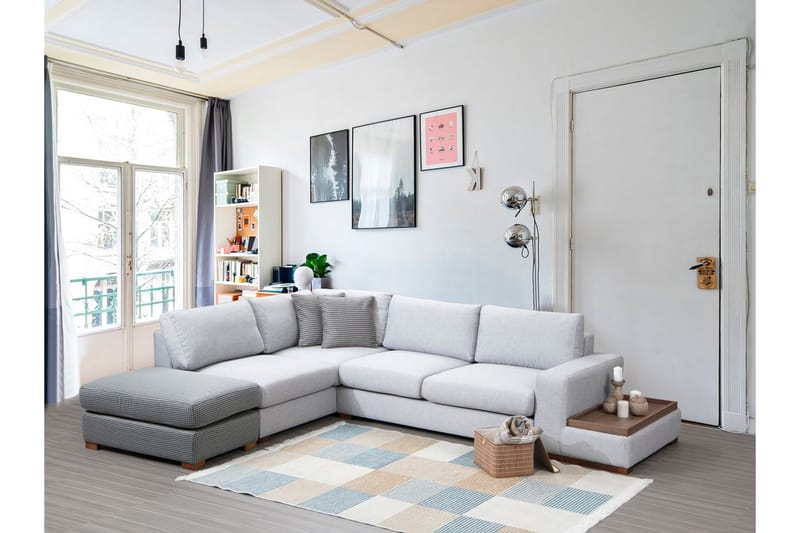 TUREGANO Divansoffa Grå - Möbler - Vardagsrum - Soffor - Divansoffa & schäslong