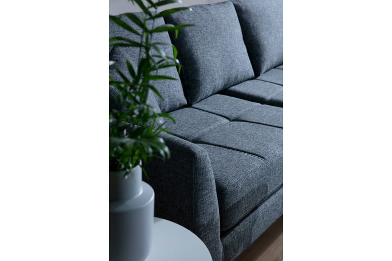 TYQUIL Hörnsoffa med Divan Höger Grå - Möbler - Vardagsrum - Soffor - Divansoffa & schäslong