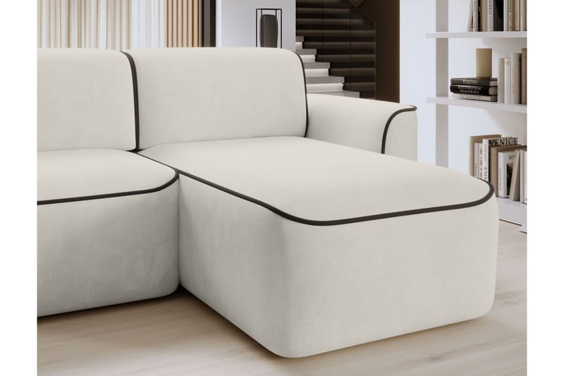 Ume 4-sits Soffa med Divan - Beige - Möbler - Vardagsrum - Soffor - Divansoffa & schäslong