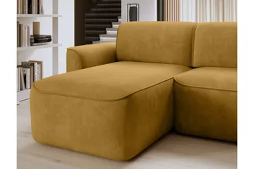 Ume 4-sits Soffa med Divan - Gul - Möbler - Vardagsrum - Soffor - Divansoffa & schäslong