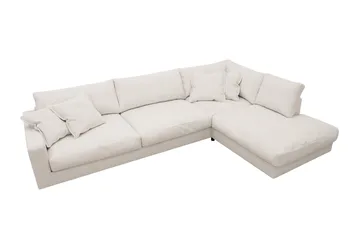 Valencia Extra Djup 4-sits Soffa med Schäslong Höger - Offwhite - Möbler - Vardagsrum - Soffor - Divansoffa & schäslong