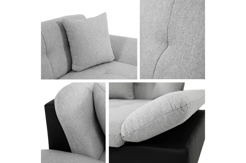 Vananda Soffa med Divan 3-sits - Flerfärgad/Beige - Möbler - Vardagsrum - Soffor - Divansoffa & schäslong