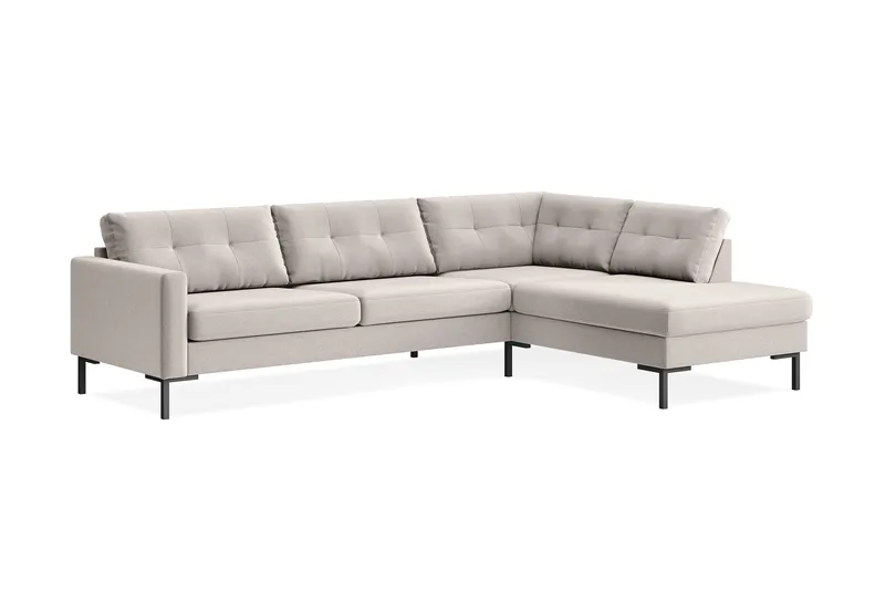 Vanlig Soffa med schäslong utan divan Scandinavian Choice Frillestad 4-sits Soffa med Schäslong Beige Right-faced - Möbler - Vardagsrum - Soffor - Divansoffa & schäslong