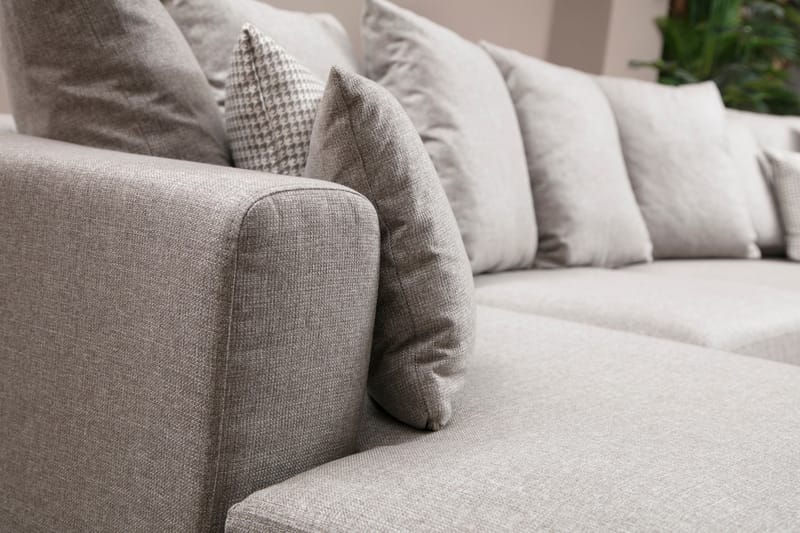 VILLAMORICO Divansoffa Beige - Möbler - Vardagsrum - Soffor - Divansoffa & schäslong