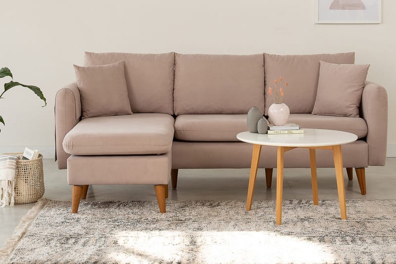 Wardenburg Divansoffa Vänster - Brun - Möbler - Vardagsrum - Soffor - Divansoffa & schäslong