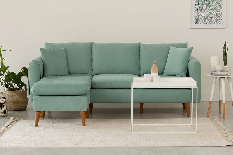 Wardenburg Divansoffa Vänster - Grön - Möbler - Vardagsrum - Soffor - Divansoffa & schäslong