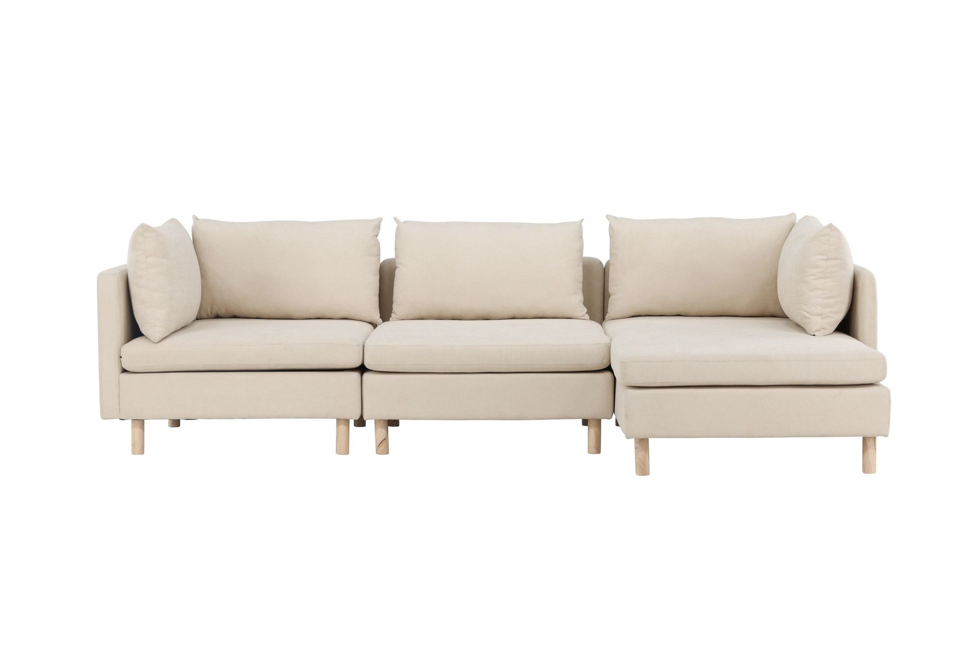 zero soffa m. divan 3-sits - beige