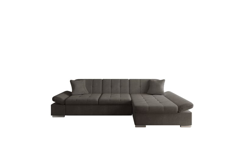Djerra Soffa med Divan 3-sits, Brun