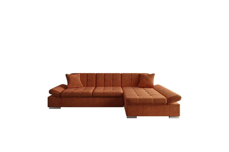 Djerra Soffa med Divan 3-sits, Orange
