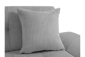 Djerra Soffa med Divan 3-sits - Vit/Mörkgrå/Röd - Möbler - Vardagsrum - Soffor - Skinnsoffor