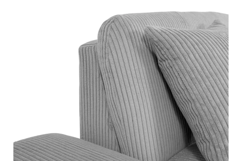 Djerra Soffa med Divan 3-sits - Vit/Mörkgrå/Röd - Möbler - Vardagsrum - Soffor - Skinnsoffor