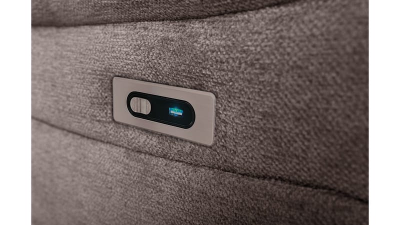 Drevia Reclinersoffa 3-sits Elektrisk - Mullvadsfärgat - Möbler - Vardagsrum - Soffor - Reclinersoffor & Biosoffor