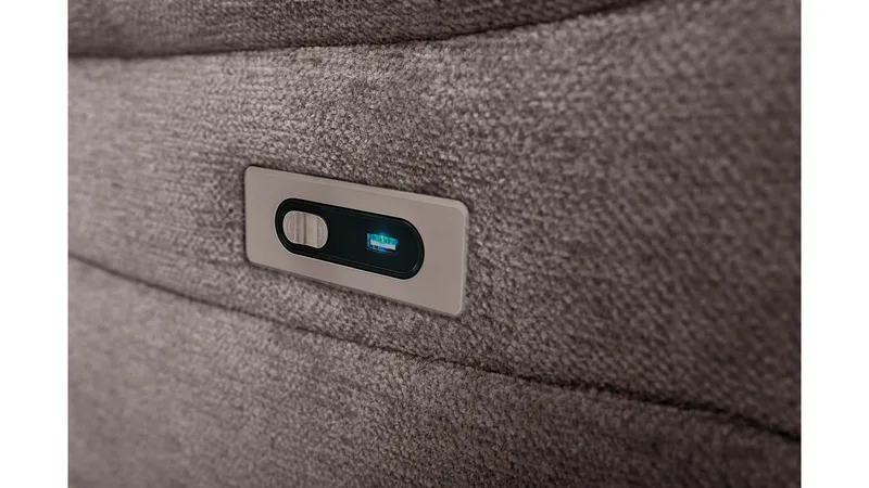 Drevia Reclinersoffa 3-sits Elektrisk - Mullvadsfärgat - Möbler - Vardagsrum - Soffor - Reclinersoffor & Biosoffor