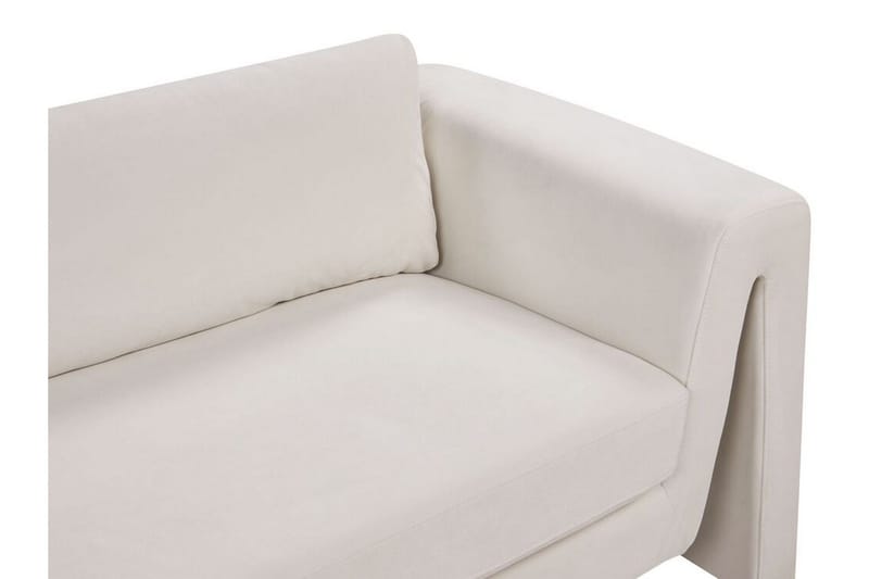 Durran Soffa 3-sits - Beige/Svart - Möbler - Vardagsrum - Soffor - Sammetssoffor