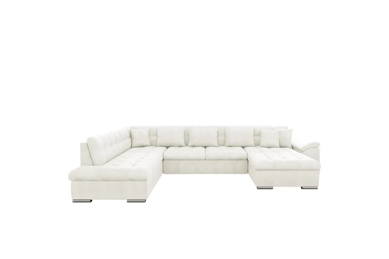 Dynir Soffa med Divan och Schäslong 4-sits - Vit - Möbler - Vardagsrum - Soffor - U-soffor