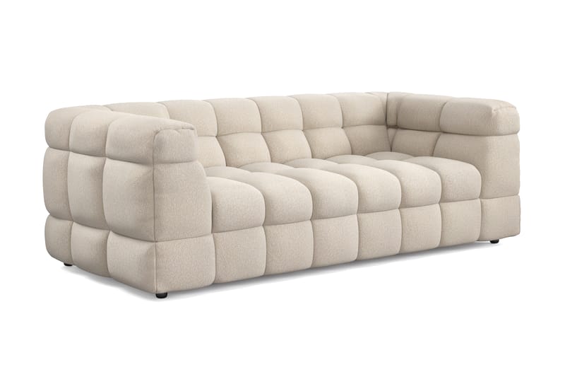 Elise 3-sits Bubblig Soffa - Beige - Möbler - Vardagsrum - Soffor - 3-sits soffor
