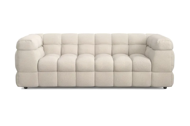 Elise 3-sits Bubblig Soffa - Beige - Möbler - Vardagsrum - Soffor - 3-sits soffor
