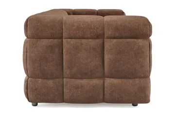 Elise 3-sits Bubblig Soffa - Brun - Möbler - Vardagsrum - Soffor - 3-sits soffor