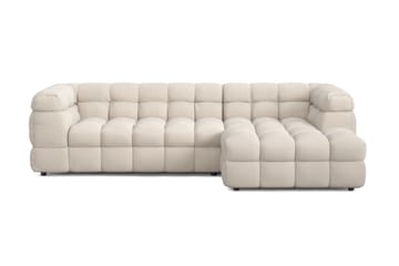 Elise 3-sits Bubblig Soffa med Divan Vänster