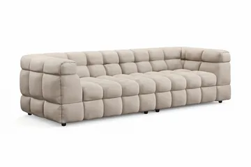 Elise 4-sits Bubblig Soffa - Beige - Möbler - Vardagsrum - Soffor - 4-sits soffor