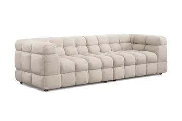 Elise 4-sits Bubblig Soffa - Beige - Möbler - Vardagsrum - Soffor - 4-sits soffor