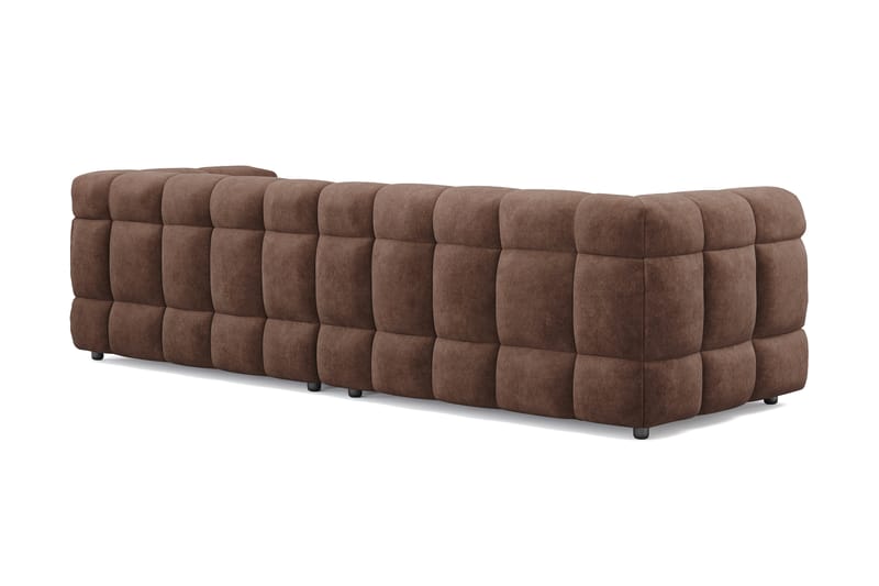 Elise 4-sits Bubblig Soffa - Brun - Möbler - Vardagsrum - Soffor - 4-sits soffor