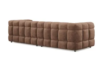 Elise 4-sits Bubblig Soffa - Brun - Möbler - Vardagsrum - Soffor - 4-sits soffor