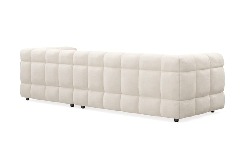 Elise 4-sits Bubblig Soffa med Divan Höger - Beige Teddy - Möbler - Vardagsrum - Soffor - Divansoffa & schäslong