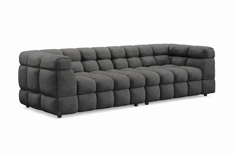 Elise 4-sits Bubblig Soffa - Mörkgrå - Möbler - Vardagsrum - Soffor - 4-sits soffor