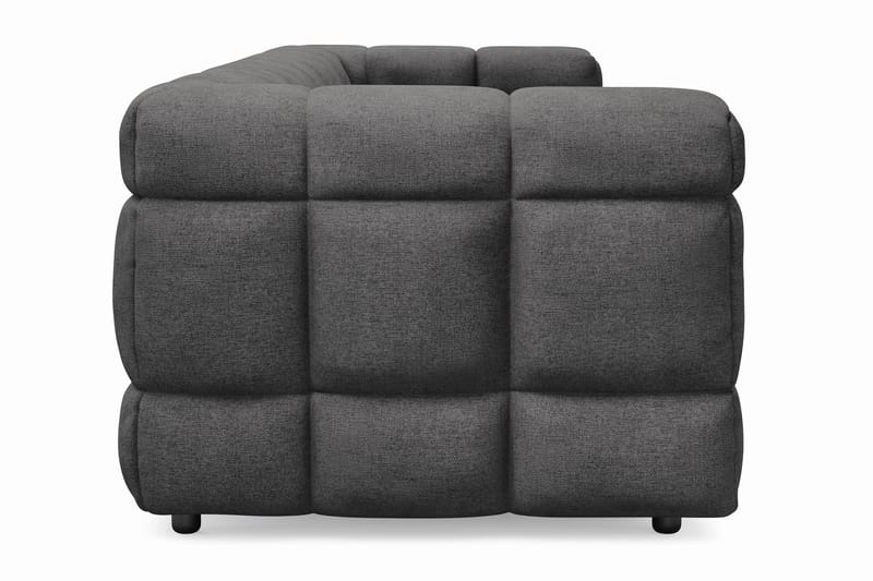 Elise 4-sits Bubblig Soffa - Mörkgrå - Möbler - Vardagsrum - Soffor - 4-sits soffor