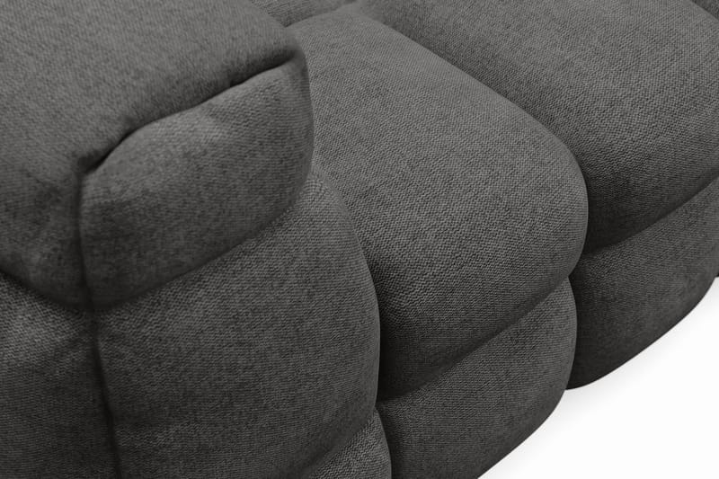 Elise 4-sits Bubblig Soffa - Mörkgrå - Möbler - Vardagsrum - Soffor - 4-sits soffor