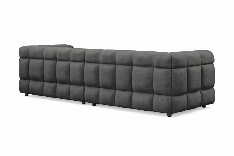 Elise 4-sits Bubblig Soffa - Mörkgrå - Möbler - Vardagsrum - Soffor - 4-sits soffor