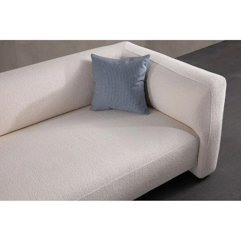 Elvaris 3-sits Soffa - Vit - Möbler - Vardagsrum - Soffor - 3-sits soffor
