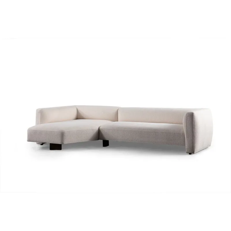 Elvaris 4-sits Soffa med Divan, Vit