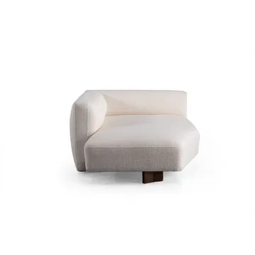 Elvaris 4-sits Soffa med Divan - Vit - Möbler - Vardagsrum - Soffor - Divansoffa & schäslong